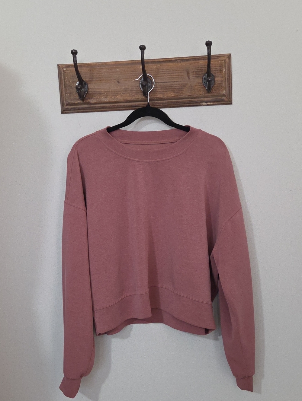 Lululemon Perfectly Oversized Cropped Crew Softstreme Sweatshirt Size 8 EUC